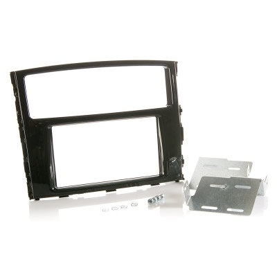 CHP Radioblende MITSUBISHI Pajero ab 2015 2DIN piano black Installer Kit