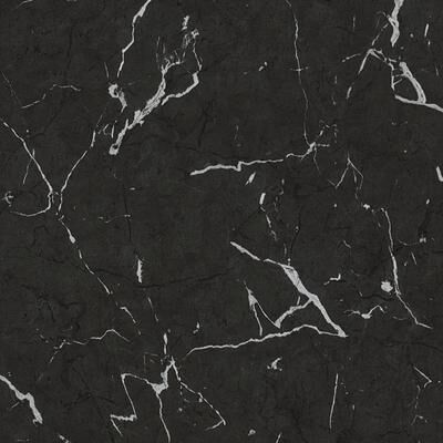 Galerie Wallcoverings Bricks and More Collection Luxurious Metallic Marble Metallic Finish Vinyl on Non-woven Wallpaper Roll
