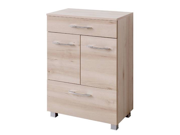 Meuble bas 60cm Marron/Imitation hêtre
