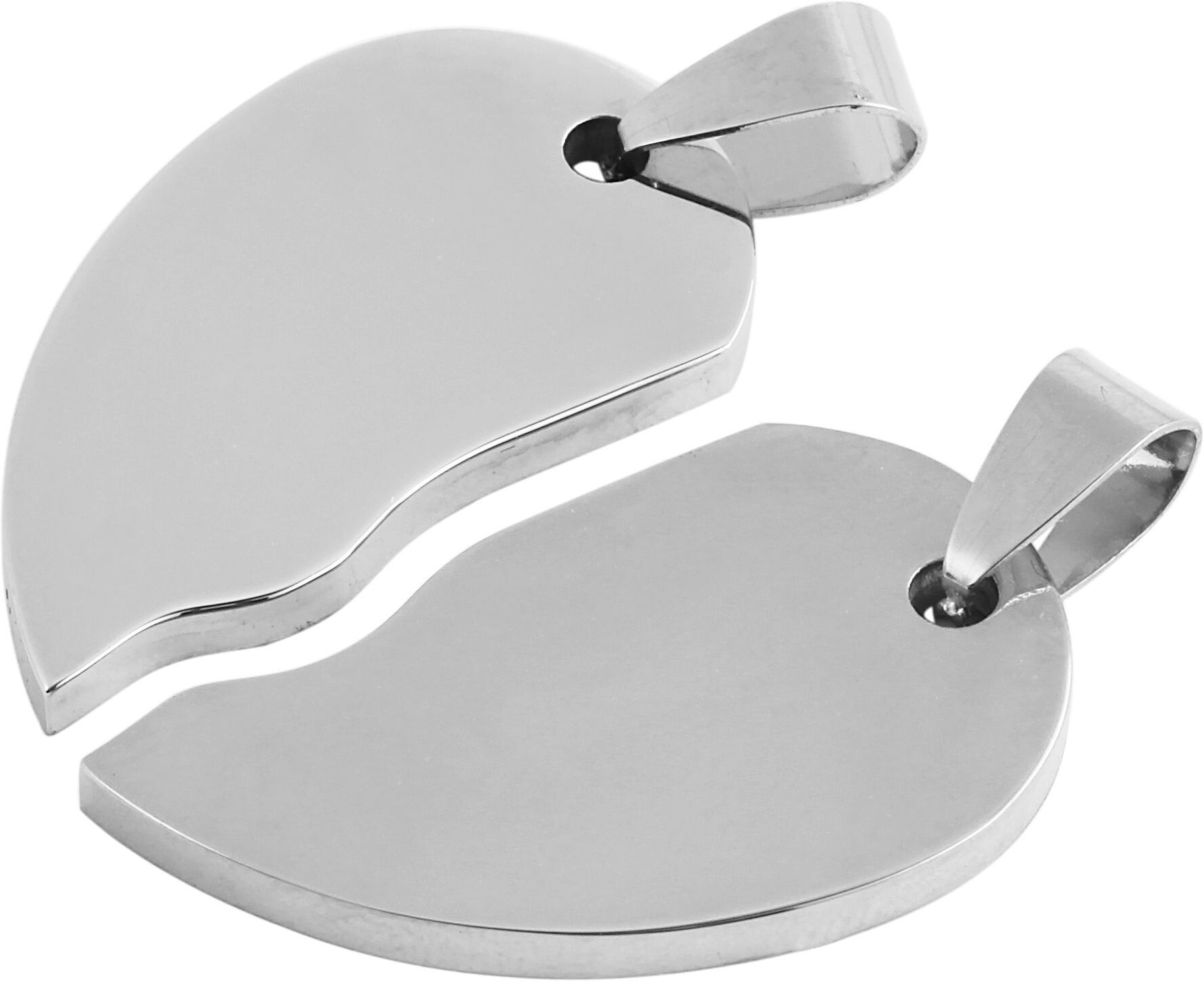 Anhänger mit Gravur AKZENT "Haris, hautverträglich", silber (silberfarbig), Schmuckanhänger, Edelstahl, Anhänger mit Gravur