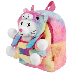 Perletti, Kindergartentasche, Backpack + plush cat Emi 27cm