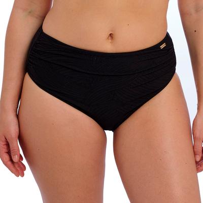 Plus Size Women's OTTAWA DEEP GATHERED BRIEF by Fantasie Swim in Black (Size L)