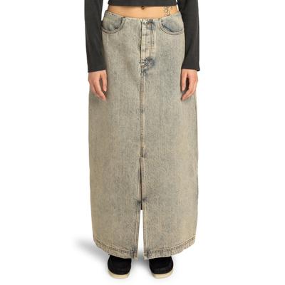 Jeansrock ELEMENT "Maxi", Damen, Gr. 28, beige (bleach tint), Obermaterial: 70% Baumwolle, 30% Baumwolle., Röcke Jeansrock