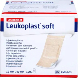 Leukoplast Soft Injekt. Strips 19 x 40 Mm 100 ST