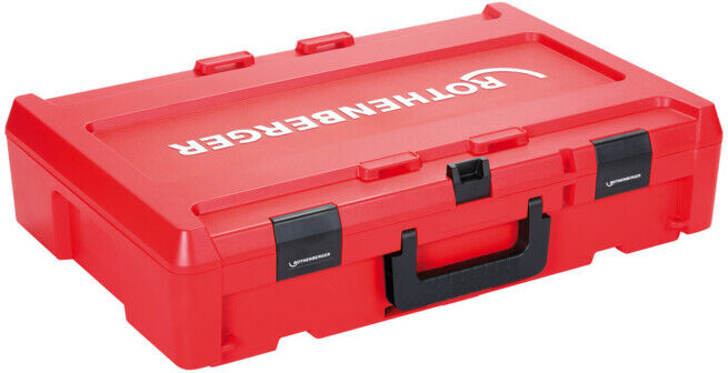 Rothenberger case system ROCASE 6414 rouge avec clip pour le mode d'emploi (1300003336)