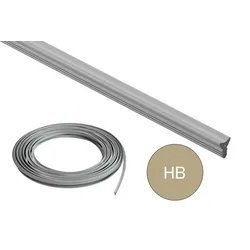 Schlüter Systems DILEX-FIS Einlage 30 m Rollenmaterial Silikon HB - Hellbeige Höhe: 7 mm Breite: 3,5 mm Länge: 30 m