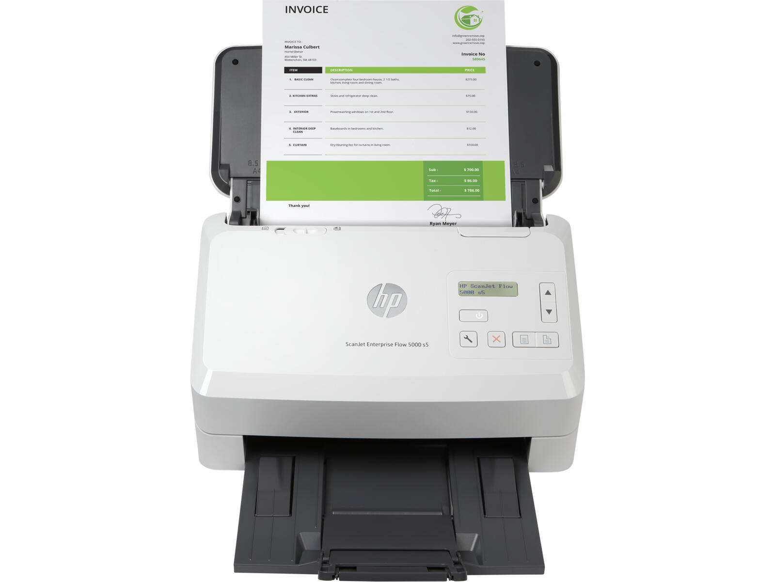 HP Inc. HP ScanJet Enterprise Flow 5000 s5 Dokumentenscanner 6FW09A#B19