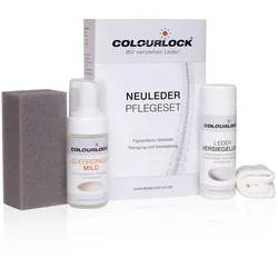 COLOURLOCK Neuleder Pflegeset Mild mit Leder Versiegelung 150ml und Lederreiniger Mild 125ml
