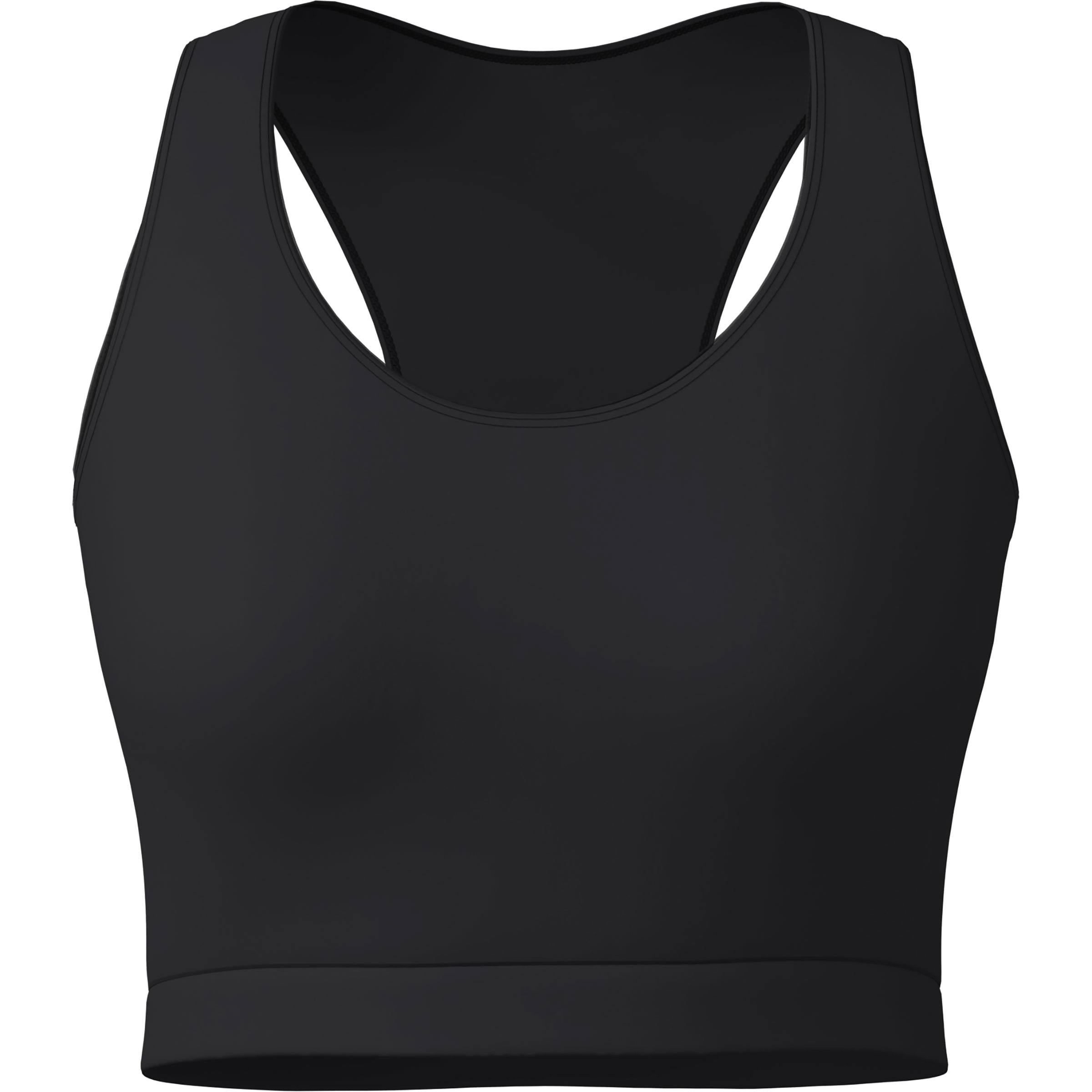 Löffler Crop Sport BH Damen Sport-BHs schwarz Größe M Schnell trocknend