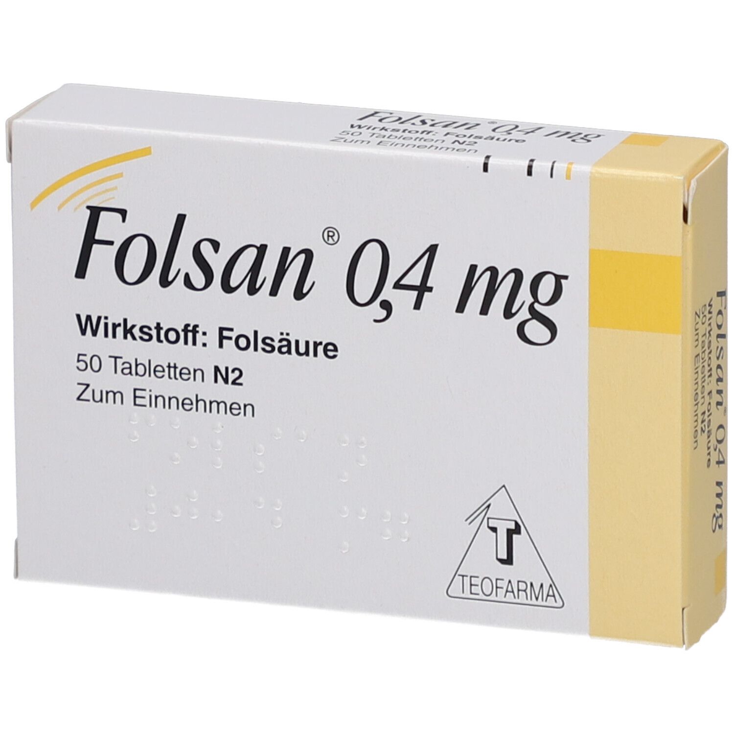 Folsan 0,4 mg Tabletten 50 St