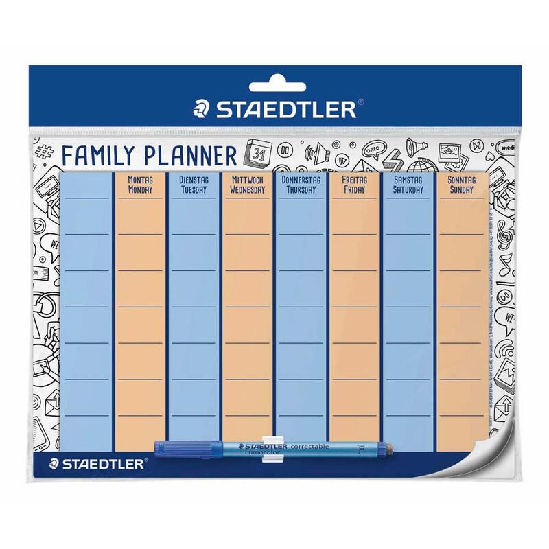 STAEDTLER Lumocolor Family Stundenplaner 31,0 x 25,5 cm 641 FP