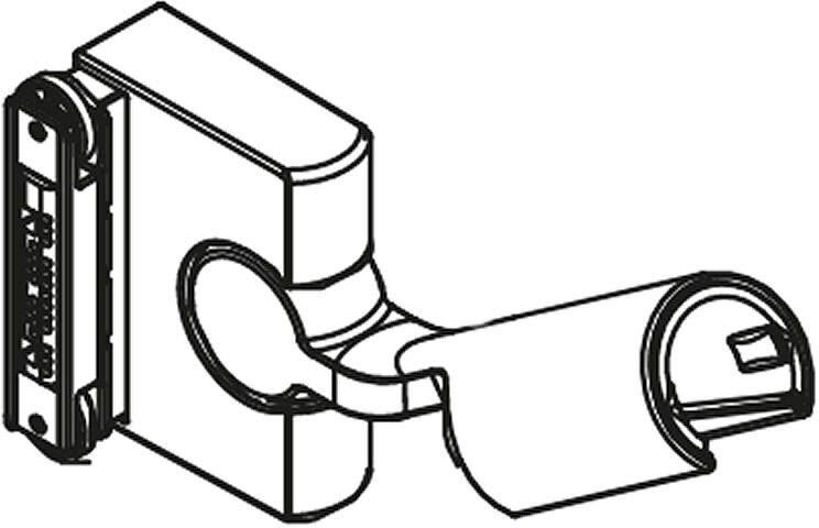 Hansgrohe replacement shower slide, complete 93100000