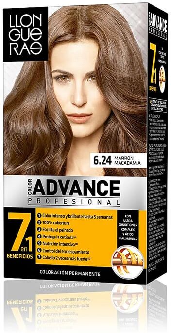 Llongueras Color Advance #6,24-Marrom Macadamia