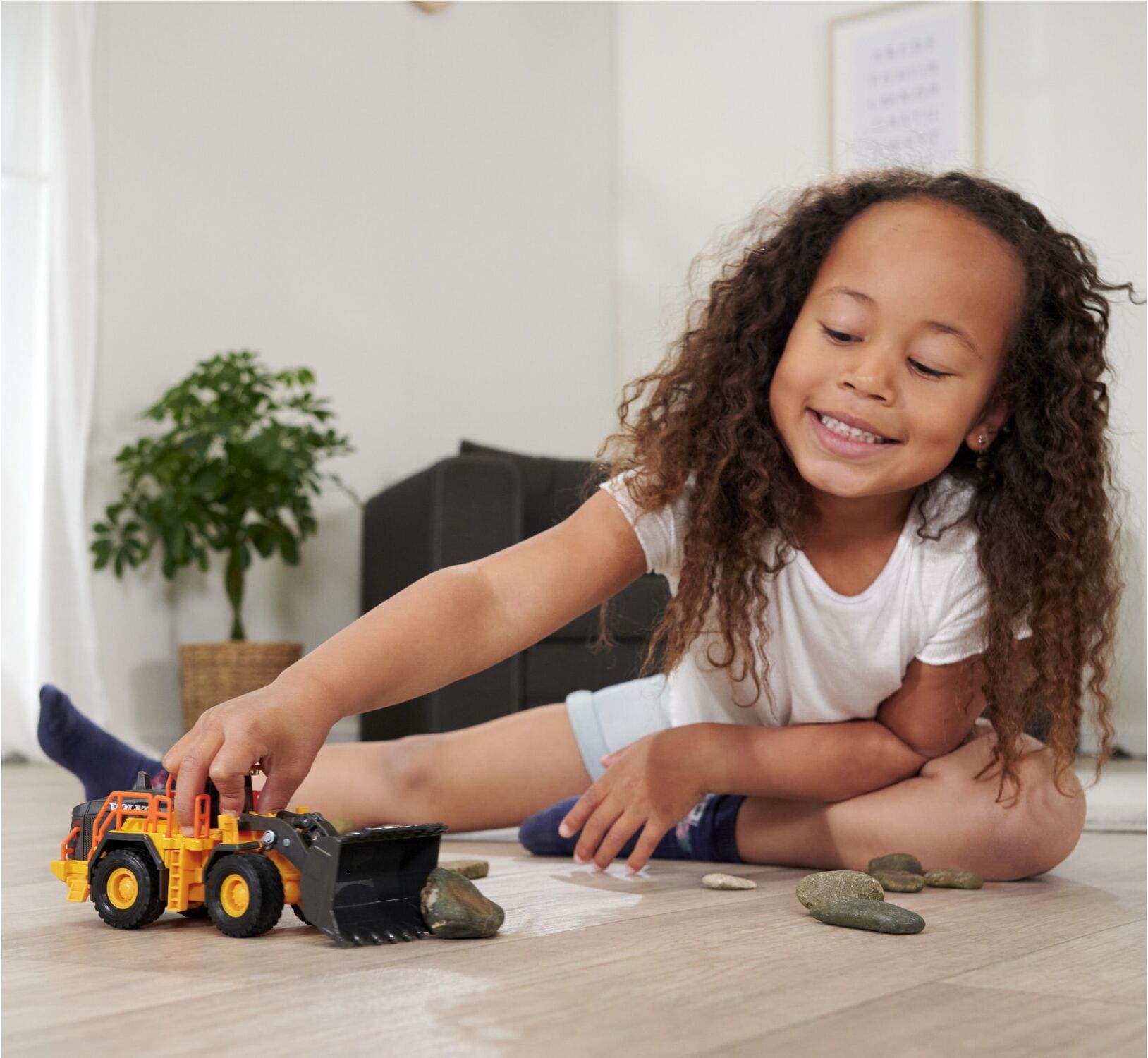 Spielzeug-Radlader MAJORETTE "Volvo", bunt, Spielzeugfahrzeuge, Kinder, Kunststoff, Metall, Spielzeug-Radlader