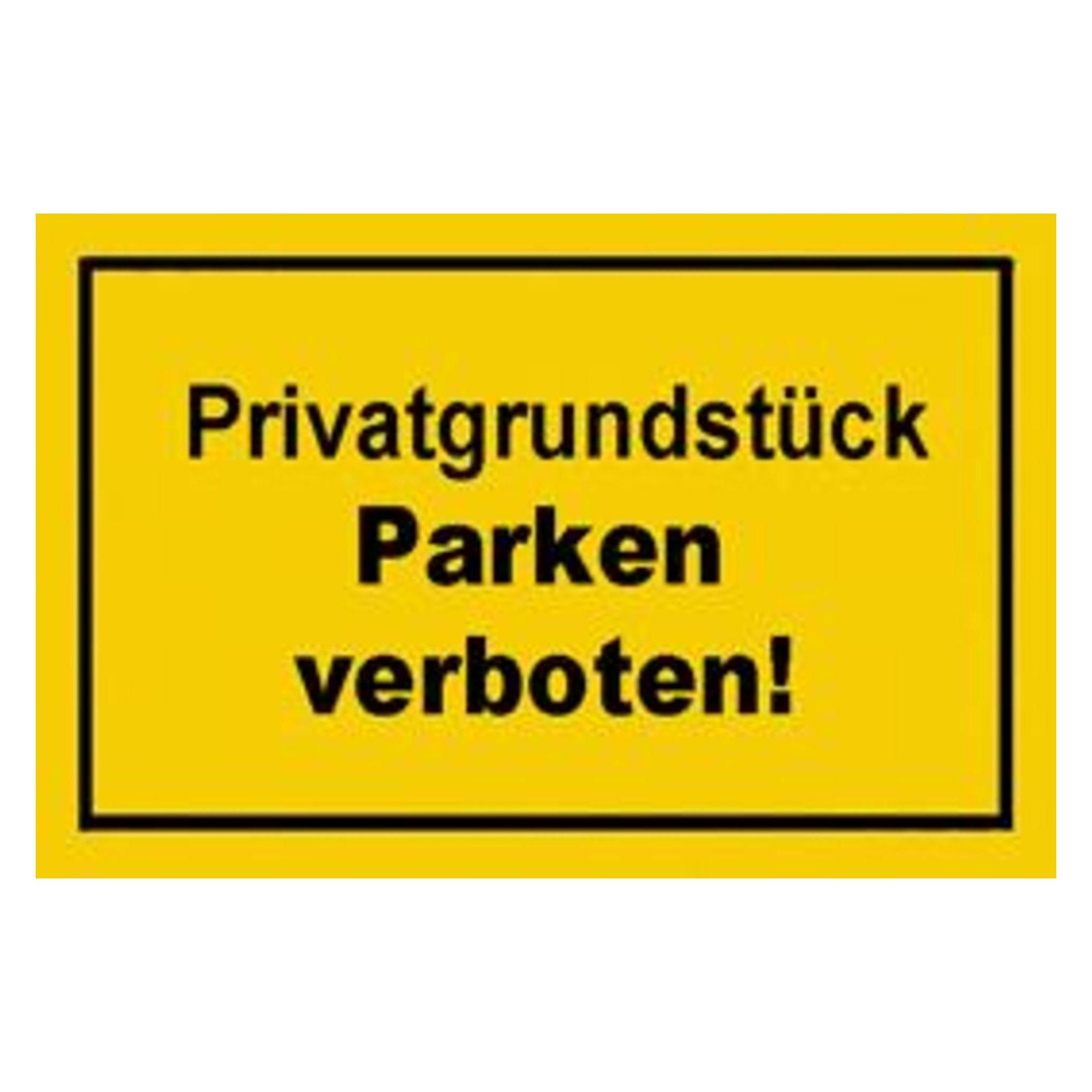 Magni Verbotsschilder Privatgrundstück parken (4317784368018)