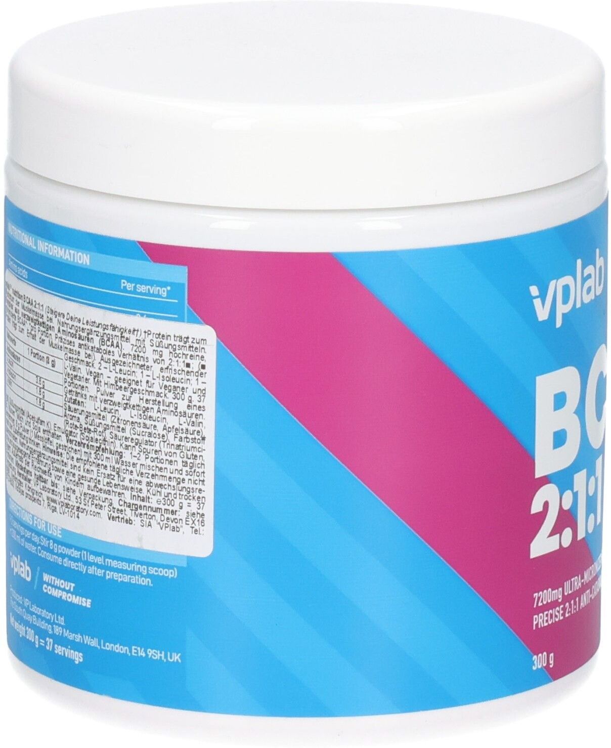Vplab Bcaa 2:1:1 Drink 300g Raspberry 300 g Pulver