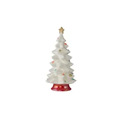 HOME STORY Deko Tannenbaum   ¦ weiß ¦ Dolomite ¦ Maße (cm): B: 13,8 H: 27,5