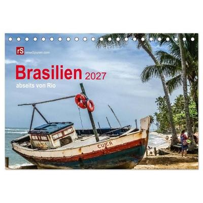 Brasilien 2027 abseits von Rio (Tischkalender 2027 DIN A5 quer), CALVENDO Monatskalender