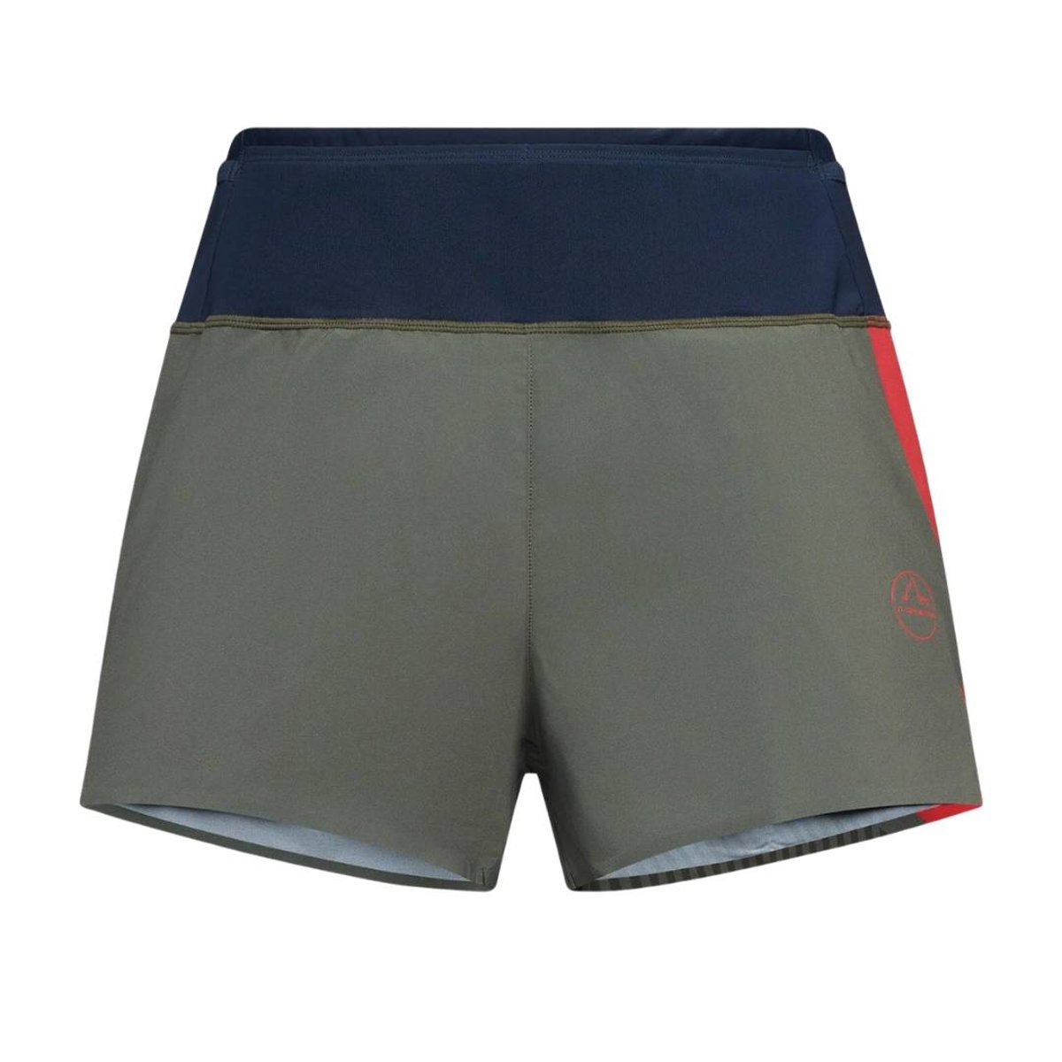 Calção La Sportiva Flow 3" Verde Azul, Tamanho M Homem