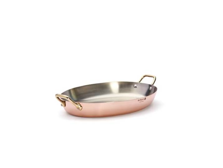 DE BUYER 6451.36 Ovale Auflaufform, Kupfer, Rich Copper