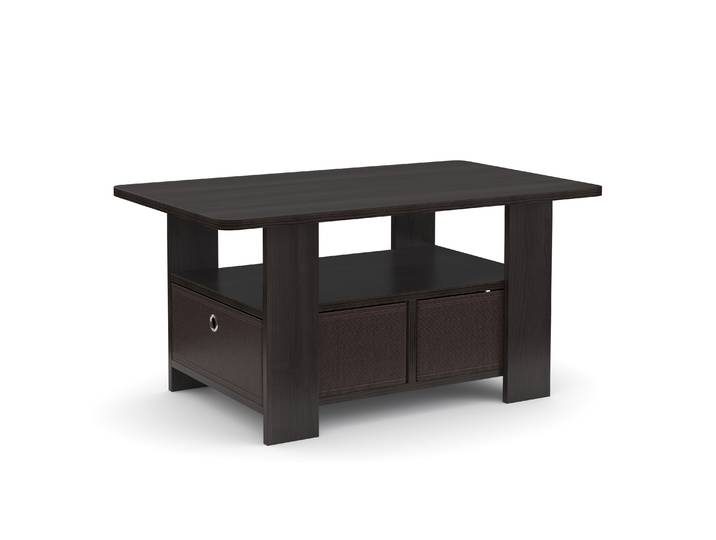 Beistelltisch BERNARDO 80 x 49 x 40 cm dunkelbraun