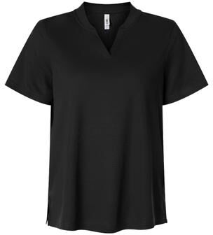 CORE365 CE108W Women's Nova Performance Pique Polo Shirt in Black size 4XL   Recycled Polyester
