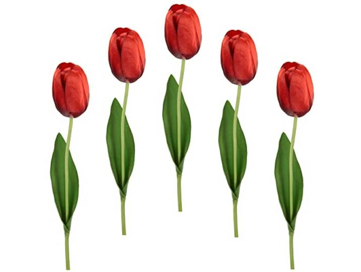 Künstliche Real Touch Tulpen Tulpenknospen Tulpenbündel Tulpenbund Blüten Frühjahrsdeko Frühlingsdeko Osterdeko Kunstblumen Blumen Gefälschte Hochzeit Dekoration Einzelblume Stielblume Seidenblume