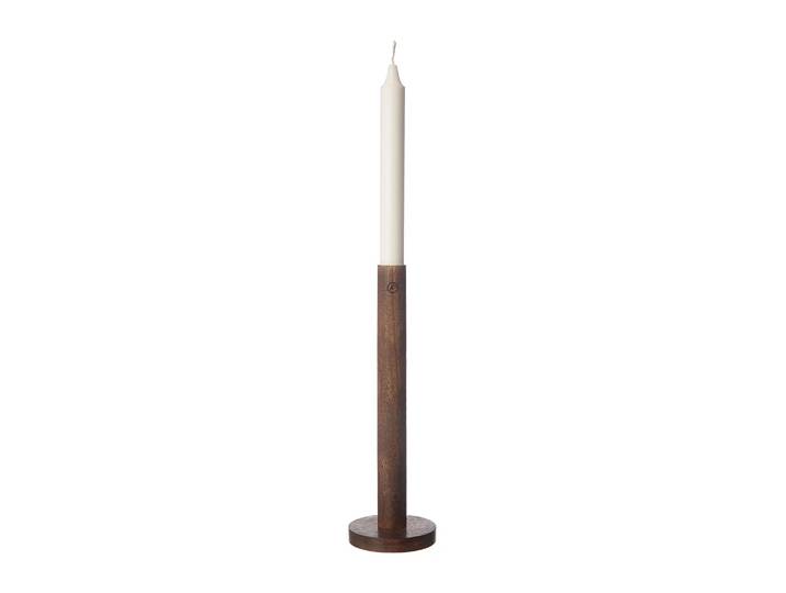 ERNST Bougeoir en bois Ernst 25 cm Marron foncé
