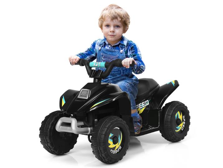 Elektrische Auto voor Kinderen Elektrische Kinder Quad Kindermotor 73 x 40 x 44,5 cm Zwart