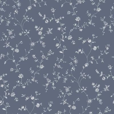 Galerie Wallcoverings Miniatures 3 Floral Trail Vinyl on Non-woven Matte Wallpaper Roll