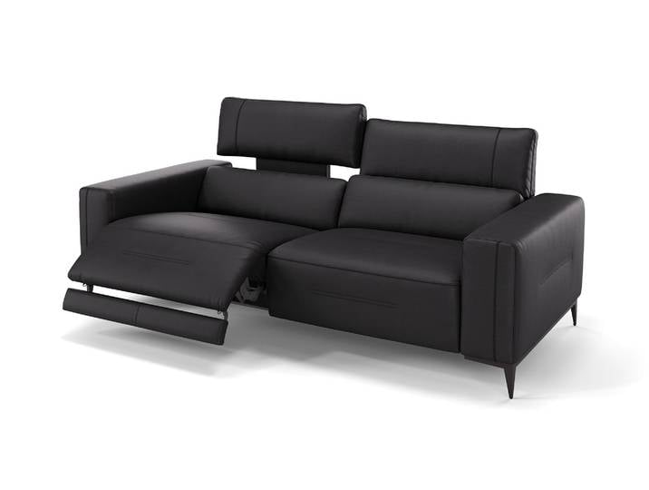 Designer Ledersofa TERAMO 3-Sitzer Couch