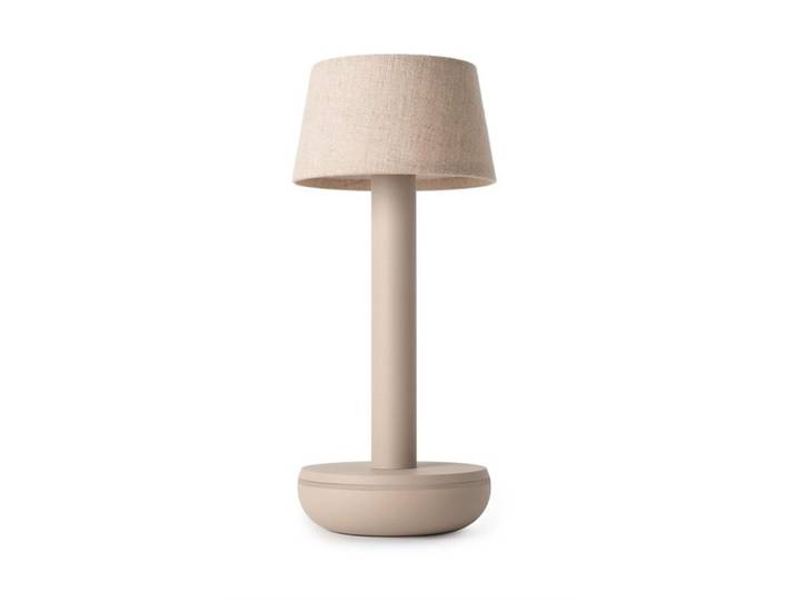 Diverse Tischlampe Humble beige Aluminium, Stoff H 21.2 cm