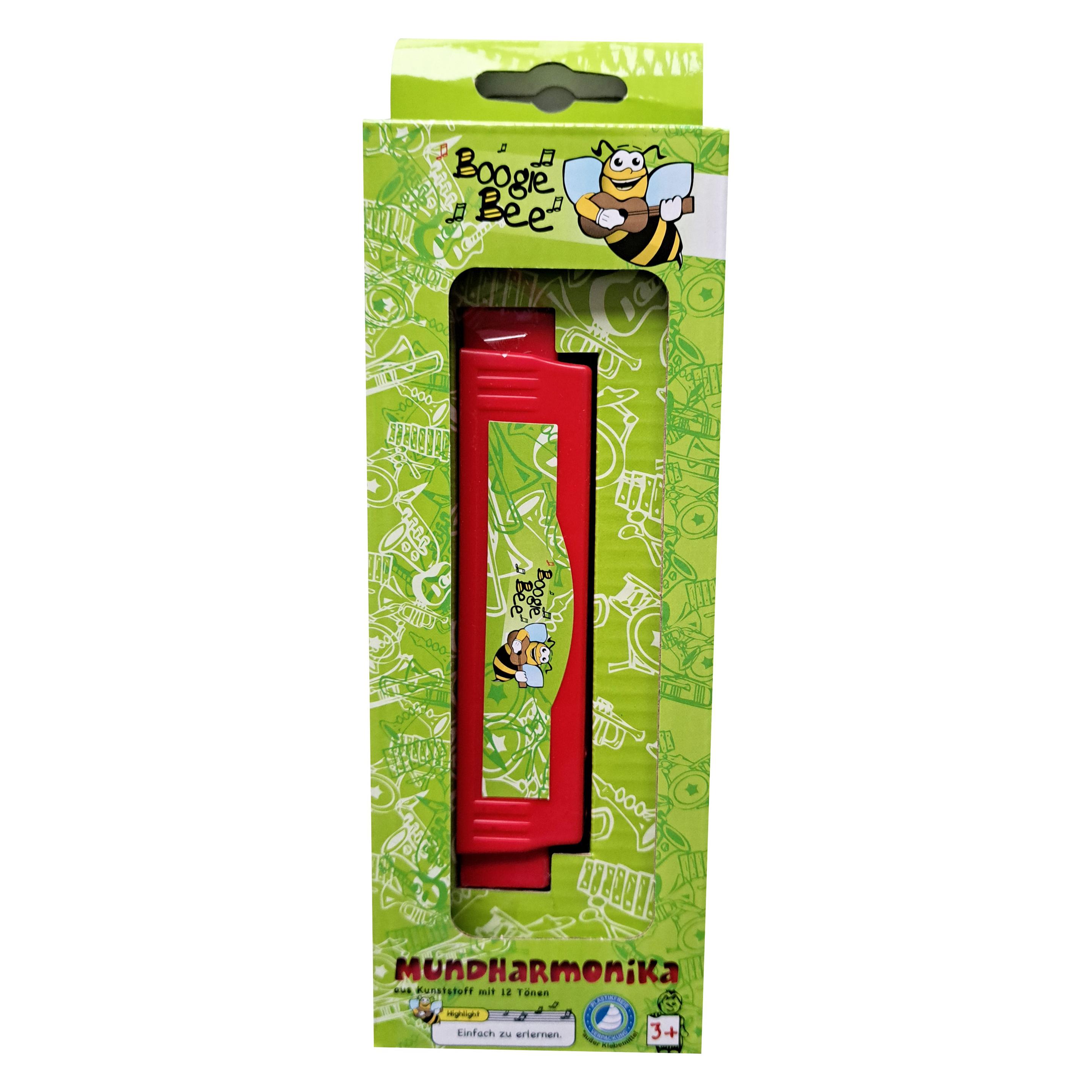 Boogie Bee BGB Mundharmonika, 12 Noten, rot (Mundharmonika) (58095472)
