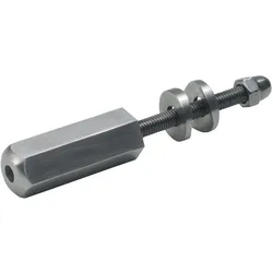 Croso, Zubehör Kette + Seil, Schraubterminal gerade, für 5 mm Seil, Edelstahl geschliffen V4A