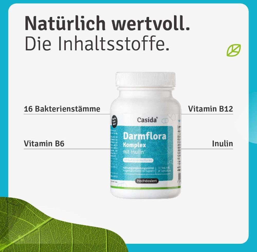 Casida Darmflora Komplex mit Inulin Kapseln 120 St
