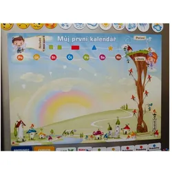 Teddies Magnetischer Kalender - Kindergarten