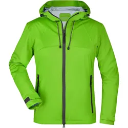 James & Nicholson Damen 3-Lagen Softshell Jacke Softshell-Jacke JN1097 spring green/iron grey S