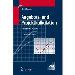 Angebots- und Projektkalkulation, Fachbücher von Albert Bronner