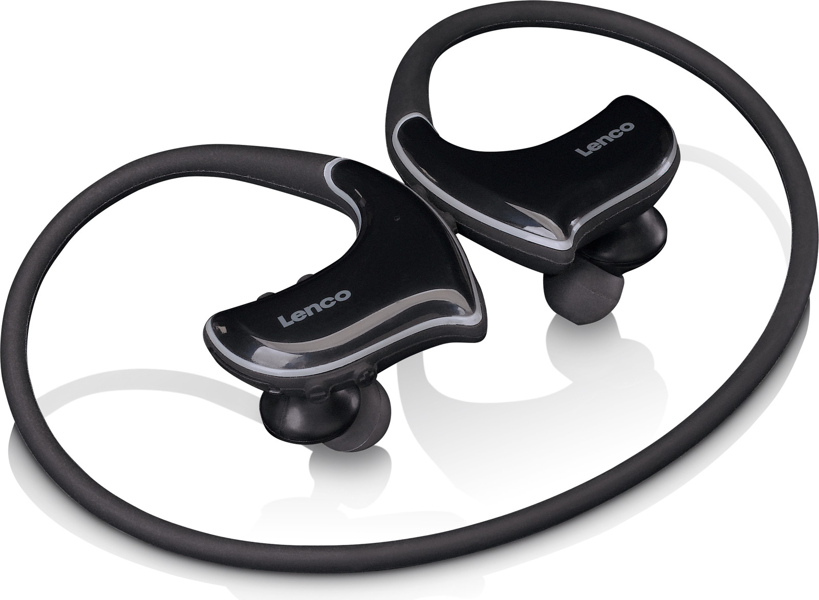 Lenco BTX-750 waterdichte Bluetooth hoofdtelefoon - Zwart