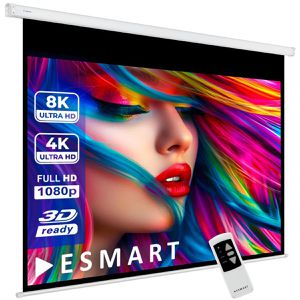 ESMART Beamer-Leinwand Professional MIMOTO, 84 Zoll, 170 x 127 cm, Format 4:3, Motorleinwand