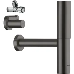 hansgrohe AXOR Designsiphon Set Flowstar 51304330 G 1 1/4, polished black chrome