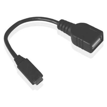 SBS OTG-Kabel mit USB-Adapter für Smartphone und Tablet (0.13 m, USB 2.0) (TE0UCD90K)