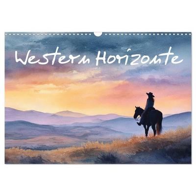 Western Horizonte (Wandkalender 2027 DIN A3 quer), CALVENDO Monatskalender