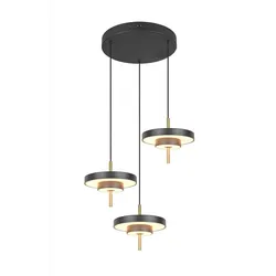 Hängeleuchte Pendellampe Esstischlampe  LED schwarz CCT Höhenverstellbar dimmbar