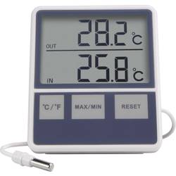 CONRAD Kabelgebundenes Thermometer Weiß 1015