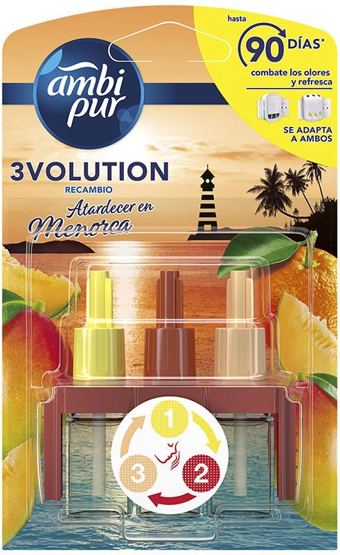 Ambi Pur Recharge désodorisant 3VOLUTION #menorca