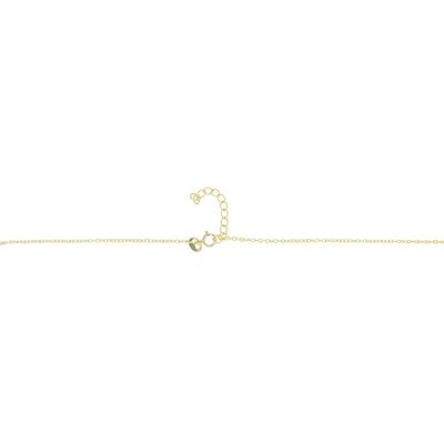 Kette ohne Anhänger ADELIA´S "Halskette mit Anhänger – Herz aus 925 Silber", gold, Halsketten, Damen, 43cm, Silber 925 (Sterlingsilber), Perfekt als Geschenk zum Jubiläum