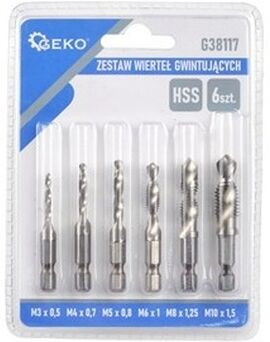 GEKO G38117 Gewindebohrer-Satz