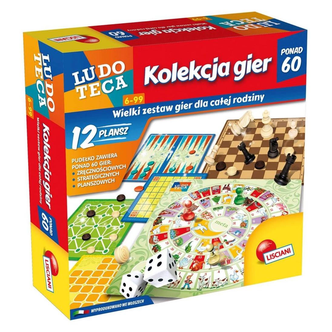 Lisciani LUDOTECA 60 play set 57023 (Polnisch, 2 Spieler) (304-PL57023)