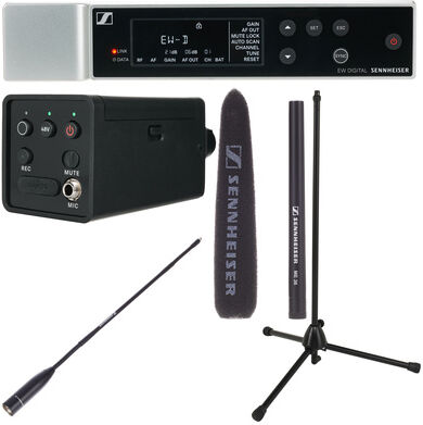 Sennheiser ME36/MZFS EW-D Stand Set Q1-6 Mattschwarz